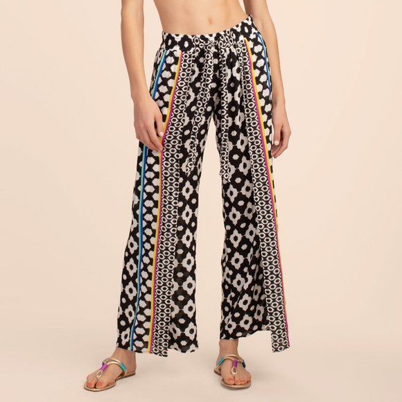 TRINA TURK $162 Onyx Split Leg Pants Coverup Swim - Picture 2 of 11